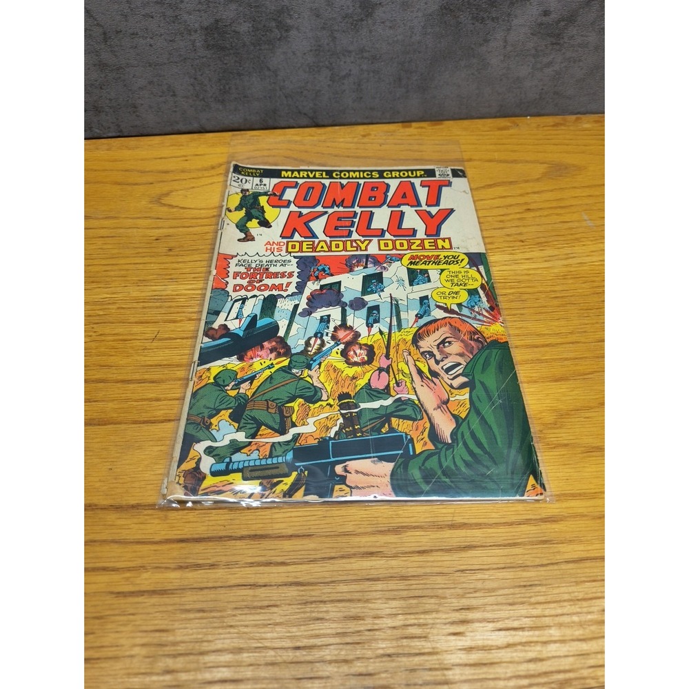 Combat Kelly (1972) #6 and His Deadly Dozen Dick Ayers Cover‎ Gary Friedrich NM